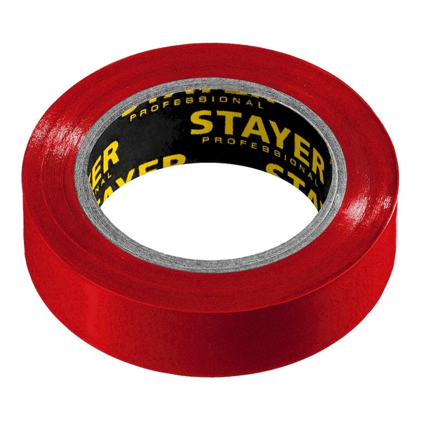 STAYER Protect-10 красная изолента ПВХ