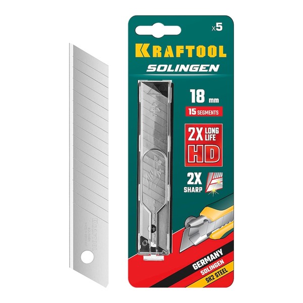 KRAFTOOL SOLINGEN 18 мм лезвия сегментированные