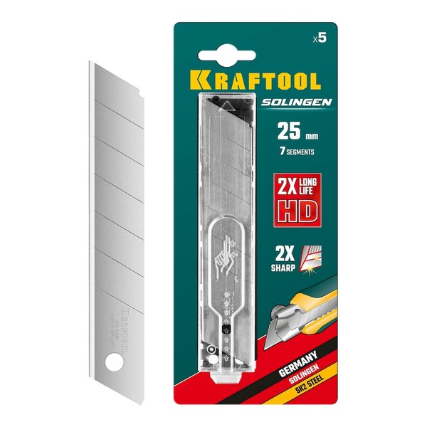 KRAFTOOL SOLINGEN 25 мм лезвия сегментированные 5 шт
