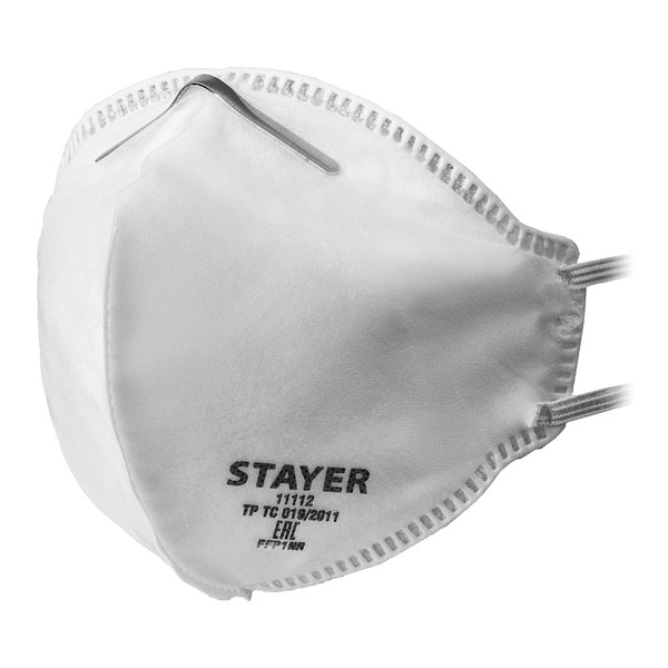 Плоская фильтрующая полумаска STAYER F-80