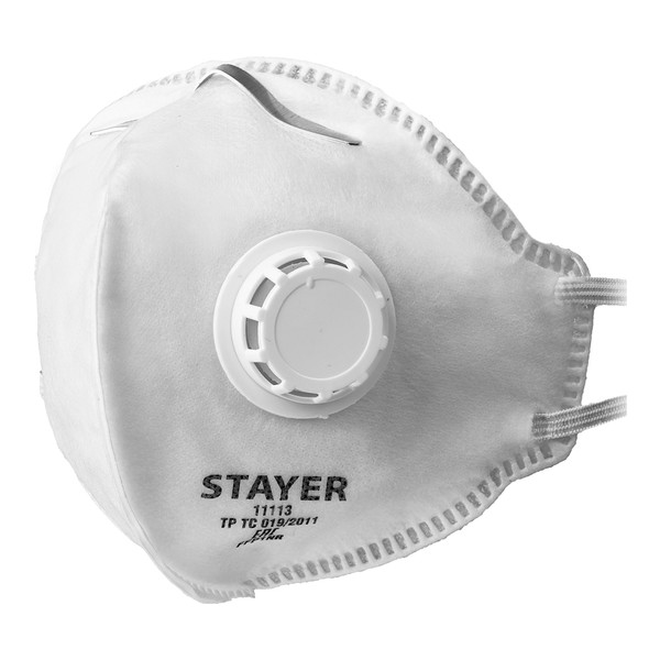 Плоская фильтрующая полумаска STAYER FV-80